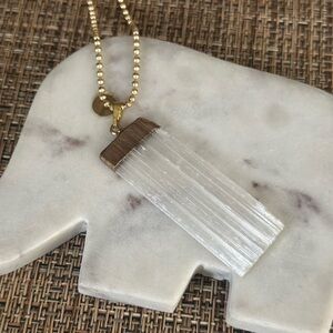 Selenite Necklace